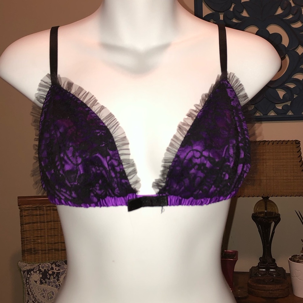 Vintage Lingerie Bra Bralette Top